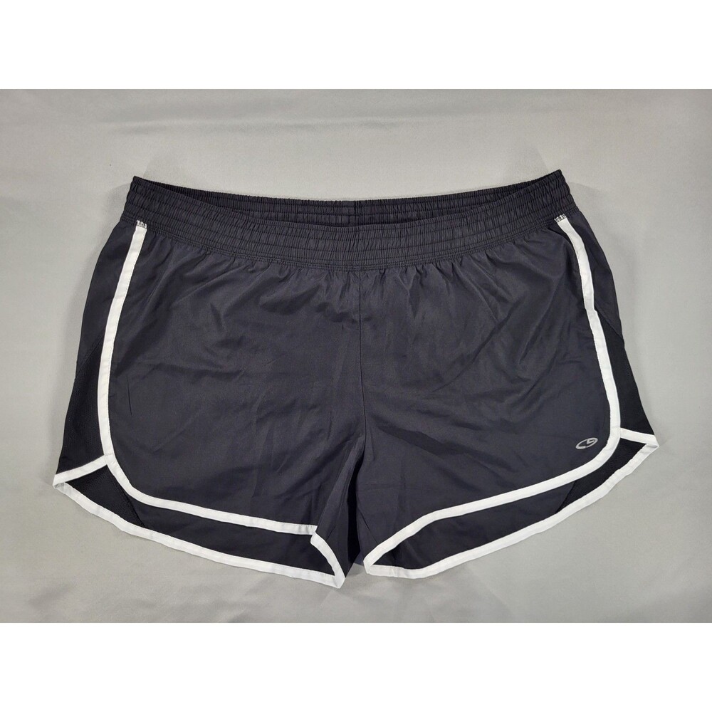 Champion Duo Dry Women's Black Running Shorts Activewear Size XXL